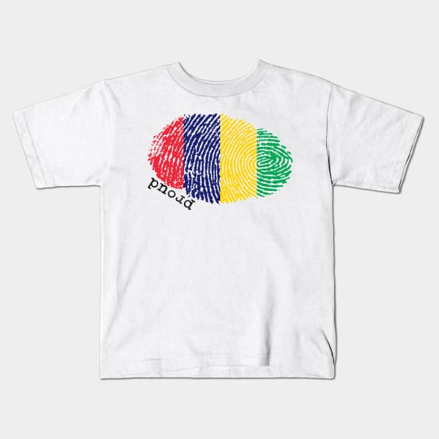 Mauritius flag Kids T-Shirt by Shopx